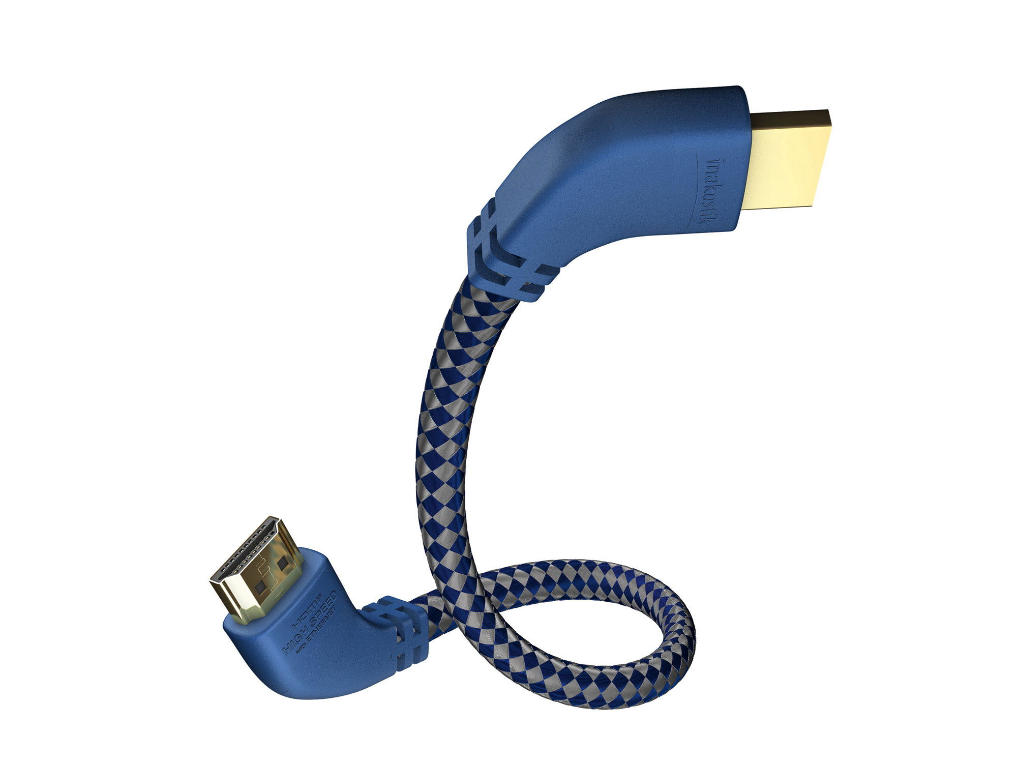 INAKUSTIK Premium 1,5m High Speed HDMI Ethernet, Angled